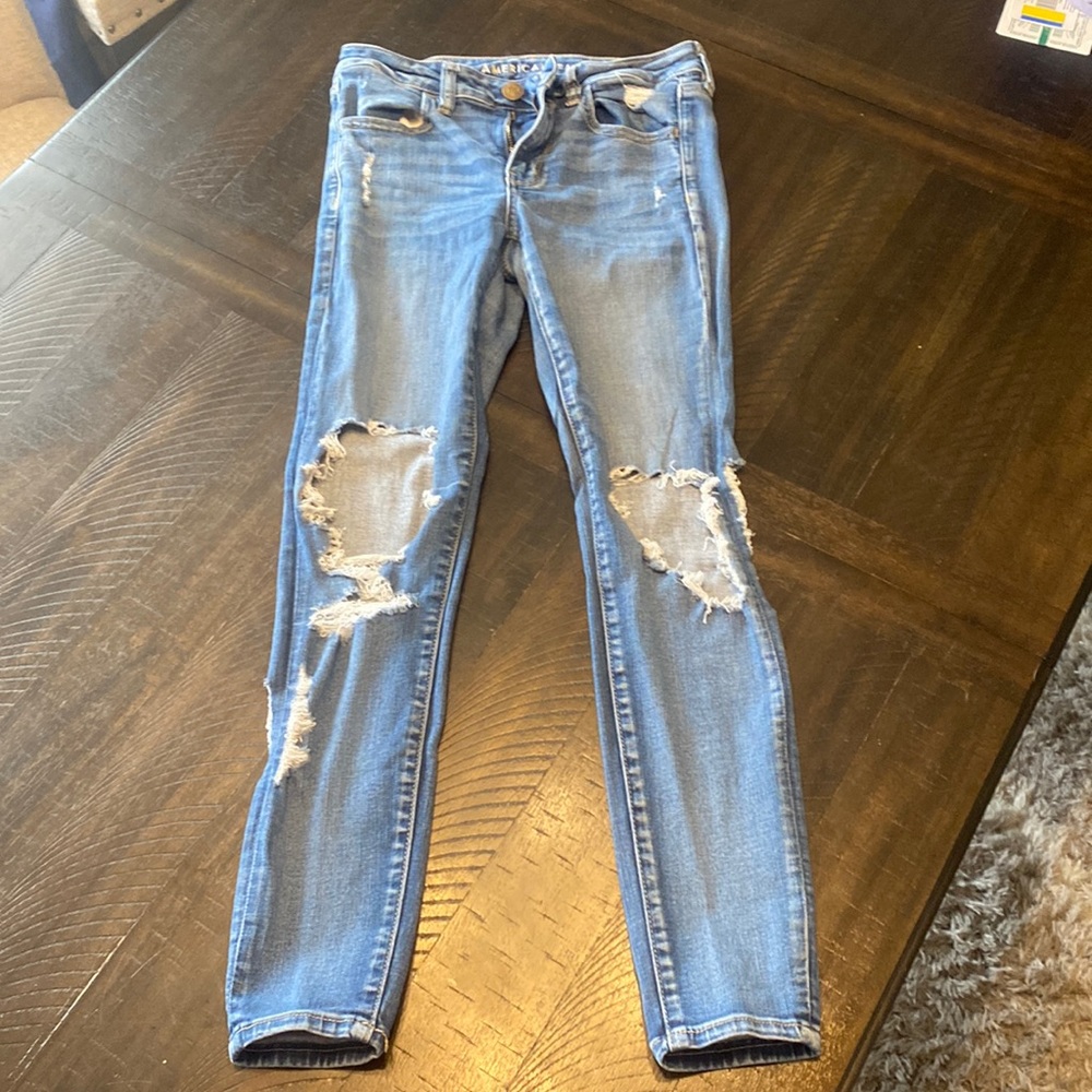 American Eagle Next Level Stretch Jegging Jeans Women Size 6 Great Condition